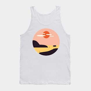 Sunset in Deserts | Nature lover Tank Top